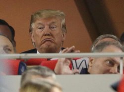 Trump booed at World Series Meme Template