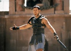 gladiator are you not entertained! Meme Template