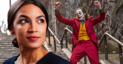 AOC/JOKER Meme Template