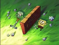 it's just you me and this brick wall you built between us Meme Template