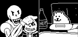 Papyrus and Annoying Dog Meme Template