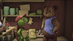 Bear and Franklin Meme Template