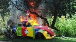 Clown Car crash Meme Template
