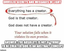 EVERYTHING HAS A CREATOR Meme Template