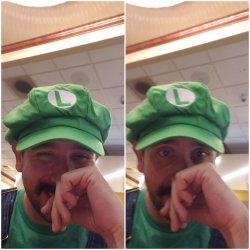 Luigi happy then sad Meme Template