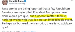 Trump Admits Quid Pro Quo Meme Template