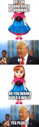 anna and trump Meme Template