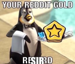 Butler penguin Meme Template