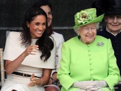 Meghan Markle and The Queen Meme Template