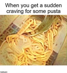 pusta pasta Meme Template