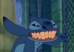 Stitch Grin Meme Template