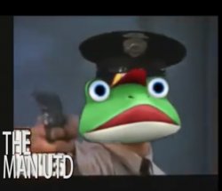 SLIPPY TOAD POLICE OFFICER!!! Meme Template