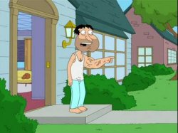 Glenn Quagmire discovers the world of internet porn Meme Template