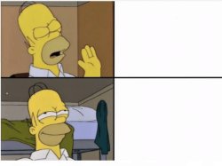 Homer Simpson Drake Meme Template Meme Template