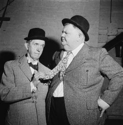 Laurel and Hardy Meme Template