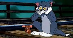 Depressed Tom and Jerry Meme Template