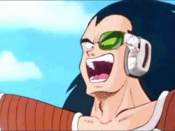 raditz laugth Meme Template