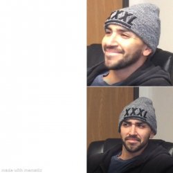 Excited then confused man Meme Template