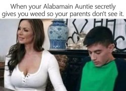 Alabamian Auntie Meme Template
