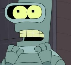 Bender is Spooked Meme Template