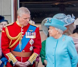 The Queen & Prince Andrew Meme Template