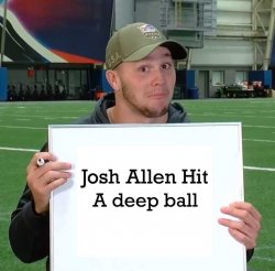 Josh Allen Office Trivia Meme Template