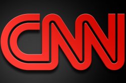 CNN logo - red on black Meme Template