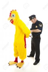 chicken arrest Meme Template