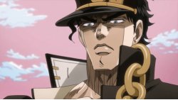 Jotaro Kujo Angry Face Meme Template