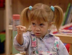 Michelle Tanner is Angry Meme Template