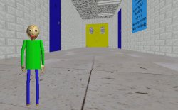 Tiny Baldi Shrunk Template Meme Template