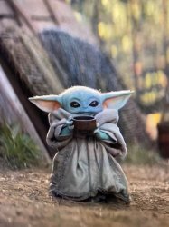 Judging Baby Yoda Meme Template