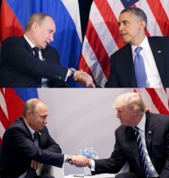 Putin defers to Obama, asserts dominance over Trump Meme Template