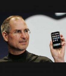 Steve Jobs presents Babylonokia Meme Template