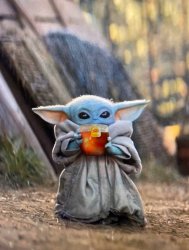 Baby Yoda Tea Meme Template