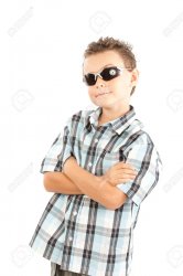 Cool kid with sunglasses Meme Template