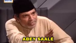 abey saale Meme Template