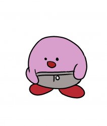 Suprised Kirby Meme Template