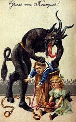 Krampus Meme Template