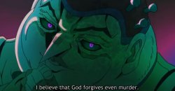 I believe God forgives murder Meme Template