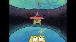 Evil Patrick from Above Meme Template