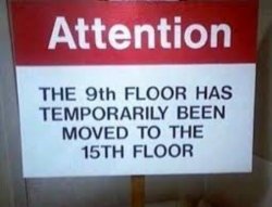 The 9th Floor on a Different Floor Meme Template