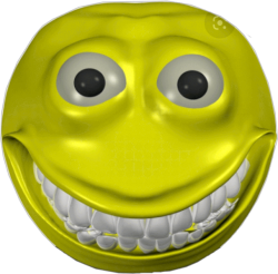 creepy smile emoji Meme Template
