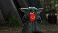 Baby Yoda Happy Meal Meme Template