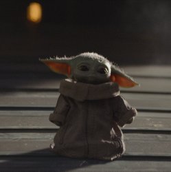 Baby Yoda worried Meme Template