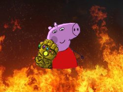 Peppa be like Meme Template