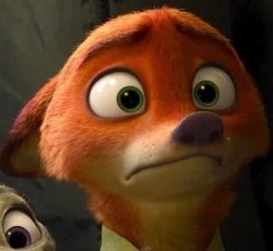 Nick Wilde worried Meme Template