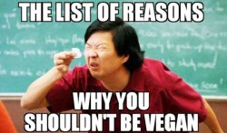 vegan list Meme Template