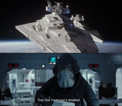 Disabled Star Destroyer Meme Template