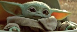Baby Yoda sad Meme Template